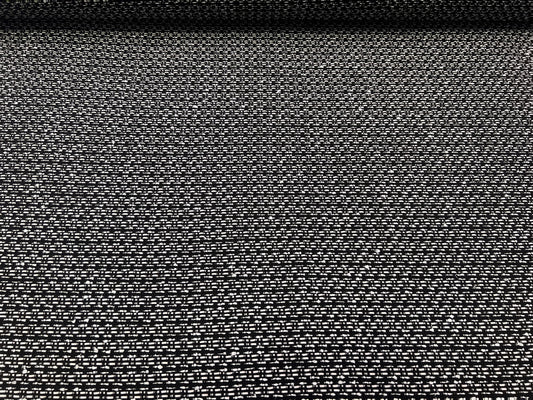Tweed bianco/nero