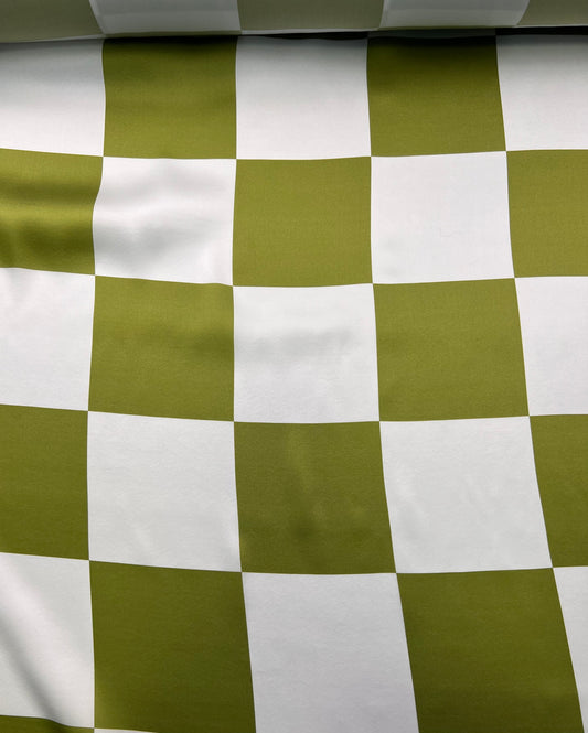 Raso di seta quadretti