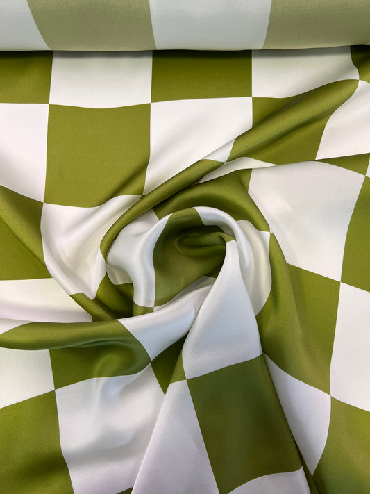 Raso di seta quadretti